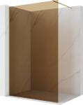Mexen Kioto Perete de duş Walk-in 120 x 200 cm, bronz 8 mm, auriu periat - 800-120-101-55-32 (800-120-101-55-32)