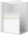 Mexen Kioto+ perete de duș cu raft Walk-in 90 x 200 cm, ombre albă 8 mm, auriu - 800-090-121-50-86 (800-090-121-50-86)