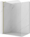 Mexen Kioto-P L perete de duș Walk-in 110 x 200 cm, transparent 8 mm, auriu periat - 800-110-103-55-00-P (800-110-103-55-00-P)