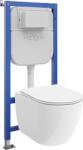 Mexen Lena Set WC incastrat cadru Tex E cu vas WC 2.0 Tornado și capac cu închidere lentă, alb - 61093022L4000T (61093022L4000T)