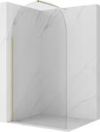 Mexen Kioto-Q Perete de duș Walk-in 100 x 200 cm, transparent 8 mm, auriu - 800-100-101-50-00-Q (800-100-101-50-00-Q)