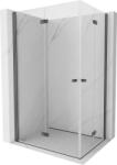 Mexen Mist-F Duo cabină de duș pliabilă stânga 115 x 105 cm, transparentă, gri armă periat - 8A6-115L-105P-66-00 (8A6-115L-105P-66-00)