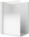 Mexen Kioto L perete de duș Walk-in 70 x 200 cm, ombre albă 8 mm, auriu periat - 800-070-103-55-86 (800-070-103-55-86)
