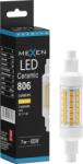 Mexen Vega Bec LED R7S, 7W, Cald - 3000K, 806 lm - L126-R7S-0730-01 (L126-R7S-0730-01)