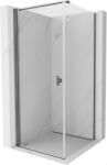 Mexen Mist-B cabina de duș cu ușă batantă 100 x 100 cm, transparent, gri metalic periat - 8A2T-100-100-66-00 (8A2T-100-100-66-00)