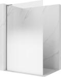 Mexen Kioto L Walk-in zuhanyfal 110 x 200 cm, fehér ombre 8 mm, gun metal - 800-110-103-95-86 (800-110-103-95-86)