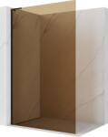 Mexen Kioto L Walk-in zuhanyfal 70 x 200 cm, barna, fekete - 800-070-103-70-32 (800-070-103-70-32)