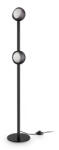 Ideal Lux 362861 LED állólámpa BLOOM | 11W integrált LED forrás | 490lm | 3000K | kapcsolóval | fekete
