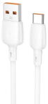 BOROFONE CABLU alimentare si date Borofone "BX93", Fast Charging Data Cable pt. smartphone, USB la USB Type-C 100W, 1m, alb "6941991103186" (timbru verde 0.18 lei)