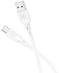 BOROFONE CABLU alimentare si date Borofone "BX113", Fast Charging Data Cable pt. smartphone, USB la USB Type-C 3A , 1m, alb "6941991115448" (timbru verde 0.08 lei)