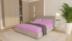 Brius Cearceaf Brius cu elastic Microfibra 160x200+2 Fete Perna 50x70, Fata Perna 50x70 cm, Lila (BB5942632007673RIZ)