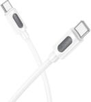 BOROFONE CABLU alimentare si date Borofone "BX106", Fast Charging Data Cable pt. smartphone, USB Type-C la USB Type-C 60W, 1m, alb "6941991116919" (timbru verde 0.18 lei)