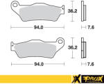 ProX Racing Parts ProX első fékbetét szett KTM125/150/200/250/300/350/450/525/530 (EBC FA181 megfelelője) - 10 db-os doboz ProX Racing Parts Fékrendszer és alkatrészei Fékbetétek, fékpofák és féktárcsák Tárcsafékbetéte