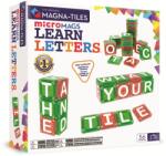 Magna-Tiles Mágneses építőkészlet microMAGS LEARN Letters 56 darab (MT-254056LL)