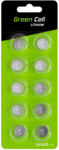 Green Cell 10x Líthium CR1620 3V 70mAh elem XCR03 (XCR03)