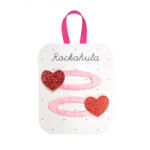  Rockahula Kids Hajcsat szett - Szerelem szív csillogó, 2 db-os