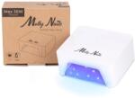 MollyNails V9BAT vezeték nélküli UV/LED műkörmös lámpa 36W - fehér (5901803500900)
