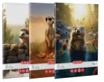  Caiet Herlitz Tip I A5 24 file Funny Wildlife (HZ9495210)