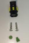 TE Connectivity Set conector cablu Superseal 1.5 mama mufa 2 pin 2 pini inclusi + 2 garnituri incluse IP67 TE Connectivity 282080-1-SET-F (282080-1-SET-F) - balutatech