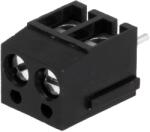 Degson Electronics Regleta 2 contacte de conexiuni placa PCB in unghi 90 5mm 2 piste max. 2.5mm2 negru DEGSON ELECTRONICS DG300-5.0-02P-13-00AH (DG300-5.0-02P-13-00AH) - balutatech