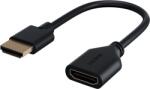 Goobay Cablu adaptor flexibil HDMI A tata - HDMI A mama 10cm 4K 60Hz 2160p 18Gbit s Goobay 64824 (64824)