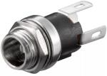 Goobay Mufa DC sasiu 2.1mm 5.5x2.1mm cu lipire Goobay (11135) - balutatech