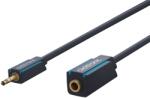 clicktronic Cablu prelungitor audio Profesional Jack 3.5 mm 3m mama-tata stereo OFC cupru dublu ecaranat fara oxigen Clicktronic 70488 (19716)