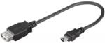 Goobay Cablu adaptor USB A mama la mini USB tata 20cm Goobay (14538)