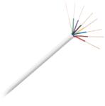 Cabletech Cablu pentru telefon sau alarma din cupru YTDY 8x0.5mm 1m liniar alb Cabletech KAB0553 (KAB0553)