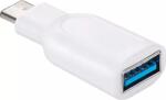 Goobay Adaptor USB 3.0 A mama - USB Type C tata alb Goobay (66262) - balutatech