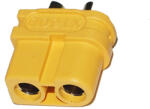 AMASS Mufa alimentare DC XT60 mama 30A 2 pini pe cablu lipire galbena AMASS XT60U-F (XT60U-F)