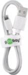 Goobay Cablu USB Type C tata - USB 2.0 tata 1m 3A 0.48Gbit s alb Goobay (15309)