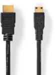 Nedis Cablu mini HDMI - HDMI 3m High Speed 4K 30Hz 10.2Gbps cu Ethernet Nedis (19379)