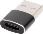 Somogyi Elektronic Adaptor USB type C mama - USB-A tata metalic USBC A2 HOME (USBC A2)