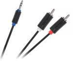 Cabletech Cablu Jack 3.5 mm la 2x RCA 1m Cabletech (KPO3952-1)