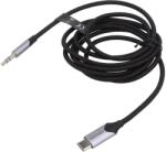 Vention Cablu Jack 3.5mm 3pin mufa tata - USB type C mufa tata nichelat 1.5m negru VENTION BGKHG (BGKHG) - balutatech