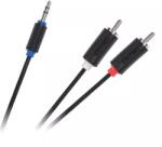 Cabletech Cablu Jack 3.5 mm la 2x RCA 10m Cabletech (15606)