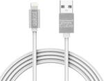 Delight Cablu de date iPhone lightning 1m argintiu cu iluminare LED rosu delight (55442I-WH)