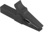 GBC Clip crocodil izolat lungime 55mm pentru fixare mufa banana 4mm negru GBC 18.7537. 12 (18.7537.12) - balutatech