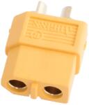 AMASS Mufa alimentare DC XT60 mama pin 2 pe cablu cu lipire 30A 500V AMASS XT60-F (XT60-F) - balutatech