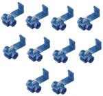 Goobay Set 10 conectori rapizi cabluri 1.5-2.5 mm albastru Goobay 17015-10 (17015-10) - balutatech