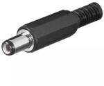 Goobay Mufa DC 2.1x5.5mm tata pin 9mm cu protector cablu Goobay (11114) - balutatech