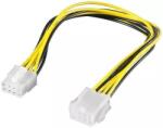 Goobay Cablu prelungitor alimentare P8 mama la P8 tata 28cm pt. placa de baza Goobay (51361)