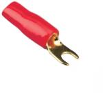 ACV Papuc Terminal tip furca M4 20mm2 aurit izolat rosu ACV 30.4420-02 (30.4420-02) - balutatech