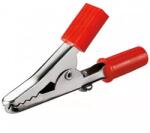 Goobay Clip crocodil rosu 45mm se poate insera pe conector banana Goobay (11413)