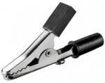 Goobay Clip crocodil negru 45mm se poate insera pe conector banana Goobay (11414)