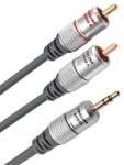 Prolink Cablu Jack 3.5 mm mufa tata - tata RCA mufa x2 10m negru PROLINK TCV3420-10.0 (TCV3420-10.0) - balutatech
