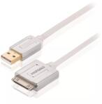 Profigold Cablu Apple iPad iPhone - USB de inalta calitate 1m alb Profigold (PROM101) - balutatech