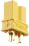 AMASS Mufa alimentare DC XT30 mama 2 pini cu lipire pe cablu 15A 500V AMASS XT30U-F (XT30U-F) - balutatech