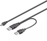 Goobay Cablu 2x USB A tata la mini USB tata 1.8m Goobay (16467)